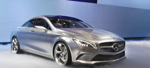 Mercedes-Benz auf der Auto China 2012: Zwei Weltpremieren mit Stern gehören zu den Stars  der Automesse in Peking - revolutionäres Design beim Mercedes-Benz Concept Style Coupé