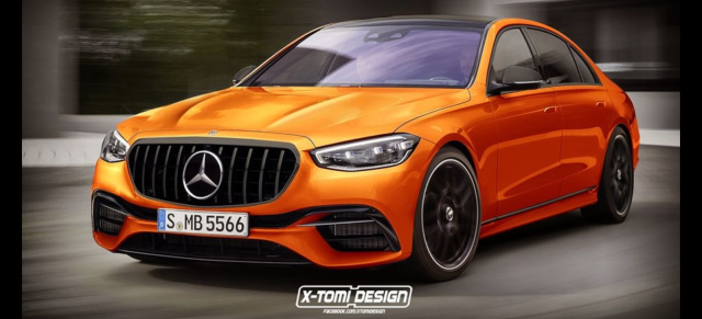 Mercedes von morgen: Mercedes-AMG S-Klasse W223: Starke Zukunftsaussichten: Neues Rendering von der AMG S-Klasse