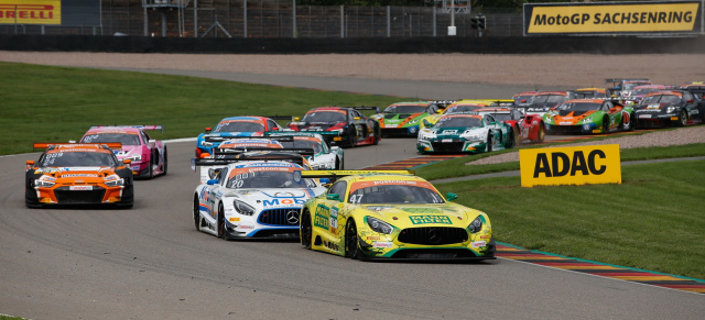 Mercedes-AMG beim ADAC GT Masters auf dem Sachsenring: Ein Sieg für die Mamba zum Saisonfinale