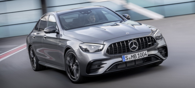 Mercedes-AMG Premiere: Das ist der neue E53 4MATIC+: Aufgefrischt & aufgepeppt:  Bahn frei für den Mercedes-AMG E53 MoPf