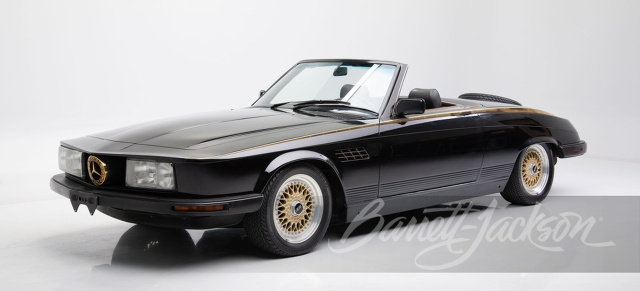 Unique Star Car!: Einmaliger „Showstar“: 81er Mercedes-Benz 380 SL Umbau von Wayne Newton