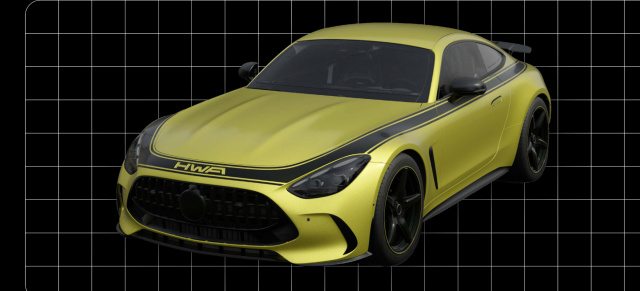 Zu Ehren von Hans Werner Aufrecht: Limitiert auf 25 Exemplare: AMG GT "HWA Classic Edition"