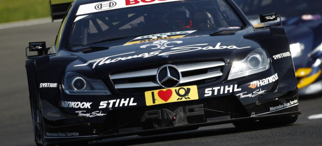 DTM 2012: Die Briten im Mercedes-AMG Team sind heiß aufs "Heimspiel" in Brands Hatch  : David Coulthard (Schottland), Jamie Green (England), Gary Paffett (England) und Susie Wolff (Schottland) wollen bei ihrem Heimrennen gut abschneiden