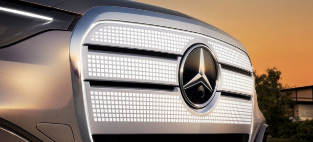 Neues Design, neuer Grill, neue Ära!: Mercedes teasert den vollelektrischen Mercedes-Benz GLC an