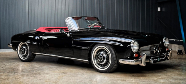 Sterne unterm Hammer bei DriveStyle: Restomod mit Stern: Mercedes-Benz 190 SL mit W201 190E 2.5-16V-Technik