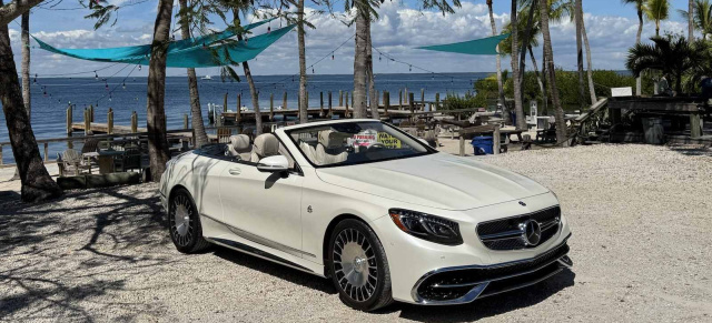 Faszination: Mercedes Maybach S 650 Cabrio auf den Florida Keys: Der Sonne entgegen