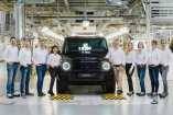 600.000. Mercedes-Benz G-Klasse rollt vom Band: Jubiläumsmodell ist ein Mercedes-Benz G 580 mit EQ Technologie