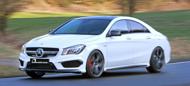 Kraftkur: Mercedes CLA 45 AMG mit 450 PS: B&B Automobiltechnik setzt im CLA 45 AMG neue Kräfte frei