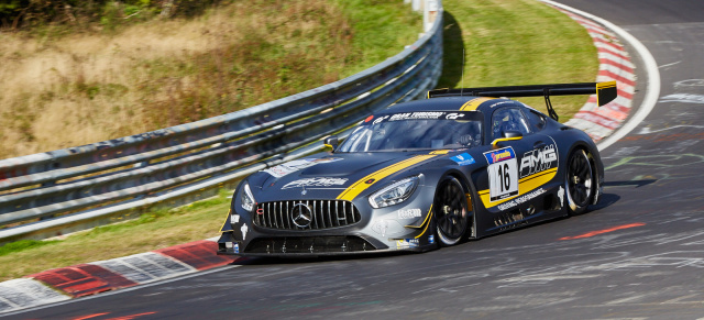 Starke Leistungen von den SLS und dem AMG GT3 bei VLN 8: Podiums-Erfolg für den neuen AMG GT3!