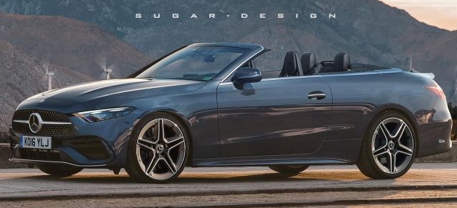 Mercedes von morgen: Neue Renderings: Mercedes CLE Cabriolet